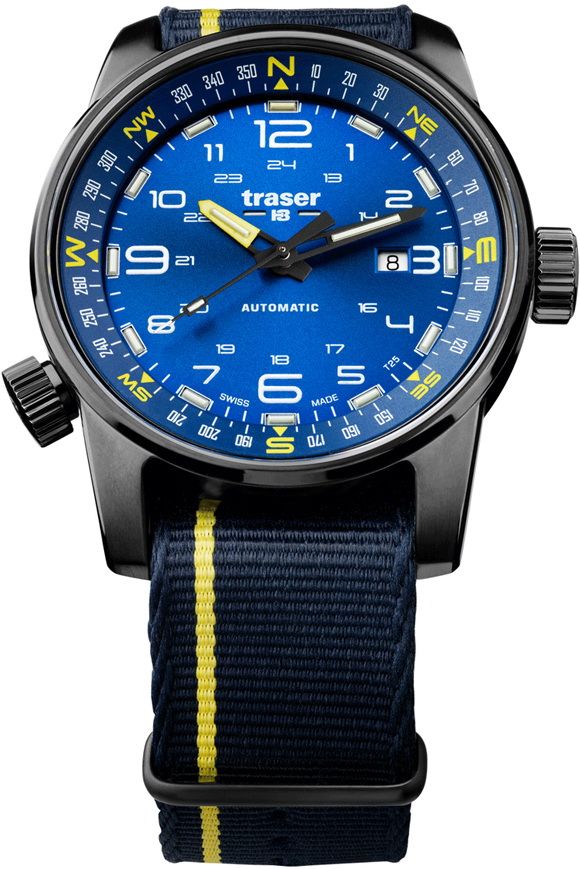 Фото часов Мужские часы Traser P68 Pathfinder Automatic Blue (нато) 107719