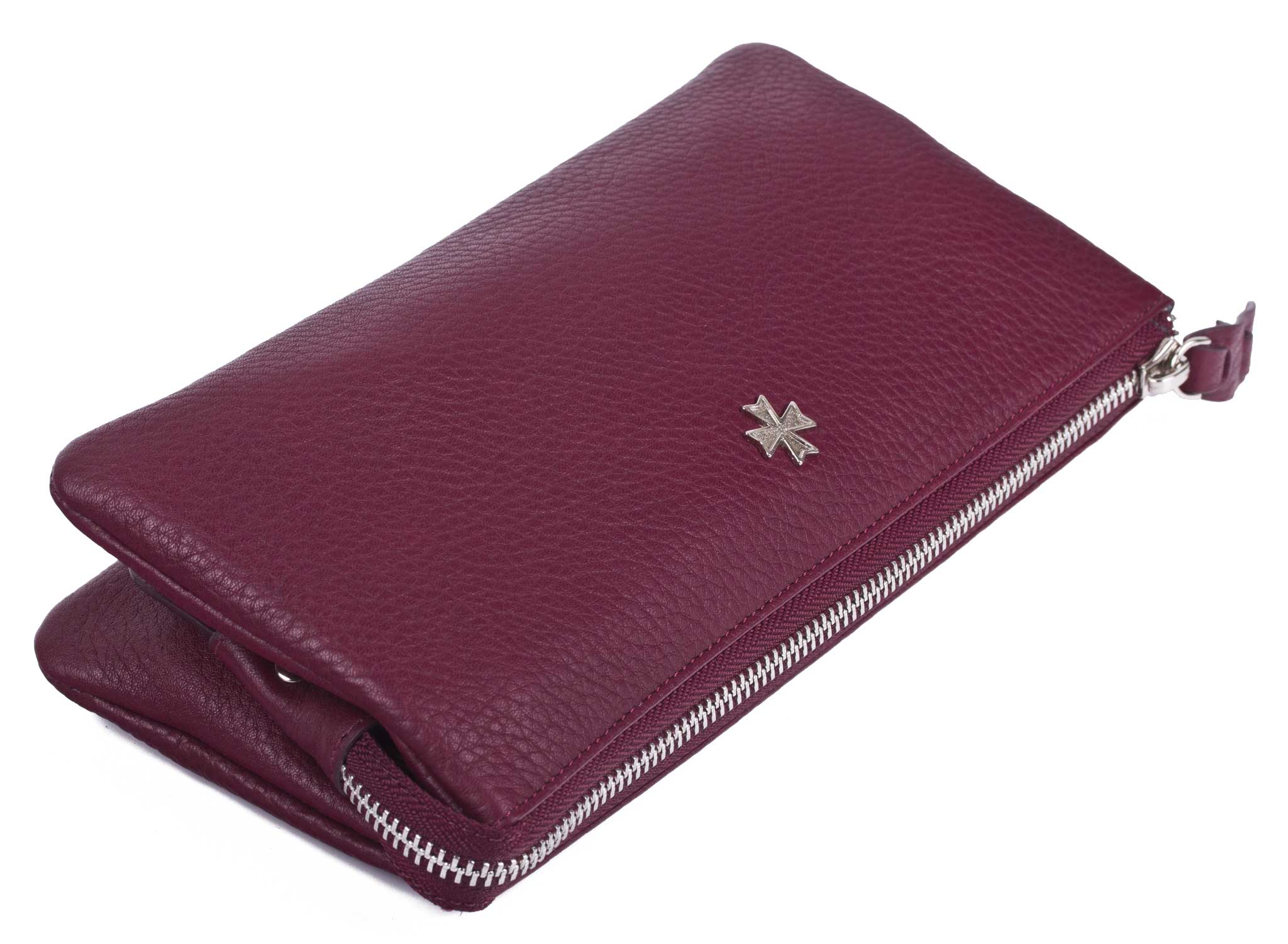 Клатч Narvin 9434-N.Polo Bordo Клатчи и борсетки