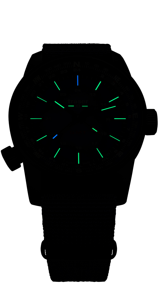 Фото часов Мужские часы Traser P68 Pathfinder GMT Green 109035