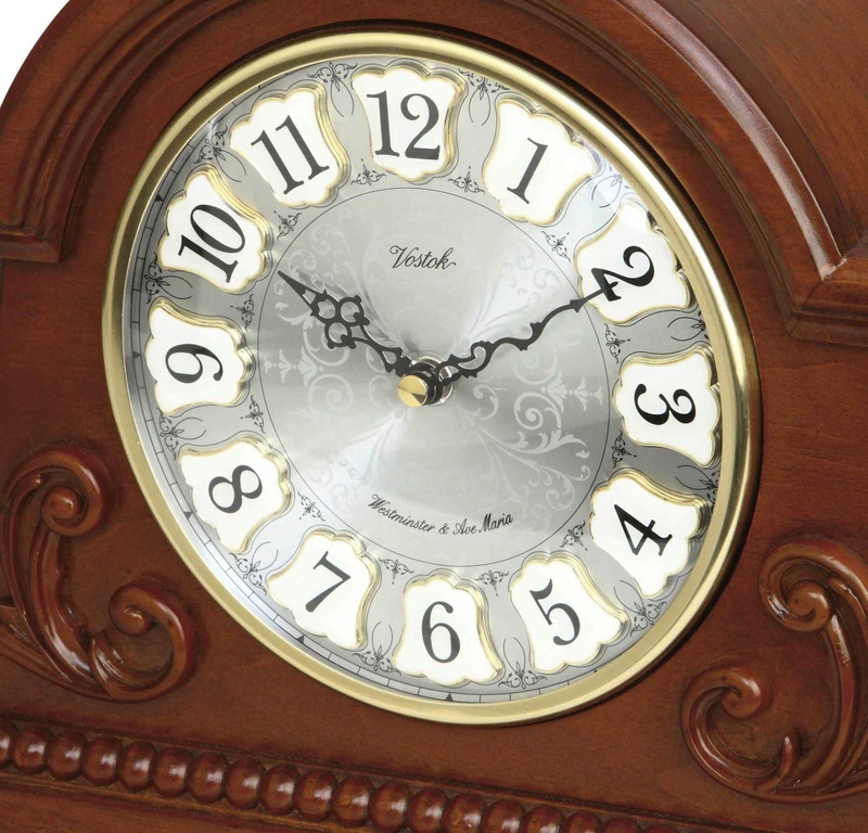 Фото часов каминные/настольные часы с золотой патиной Т-15003