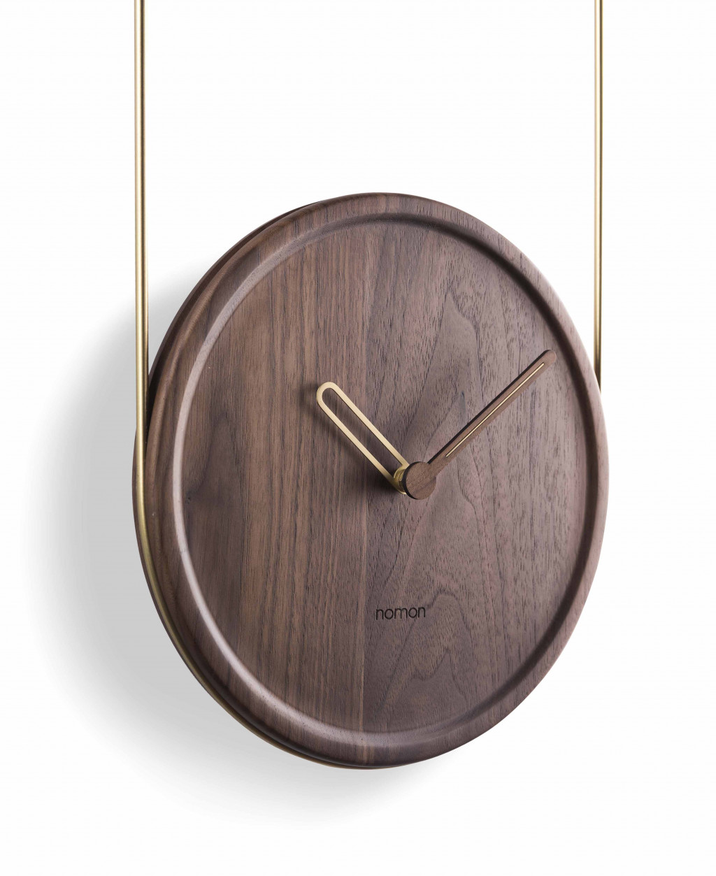 Фото часов Часы Nomon COLGANTE walnut/gold, D=30cm, L=79cm