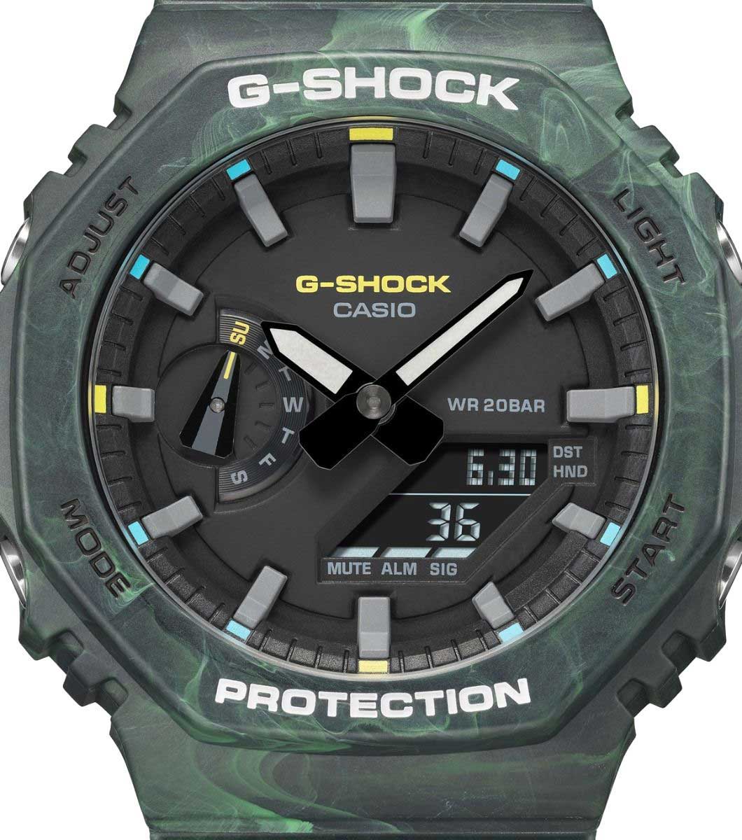 Фото часов Casio G-Shock GA-2100FR-3A