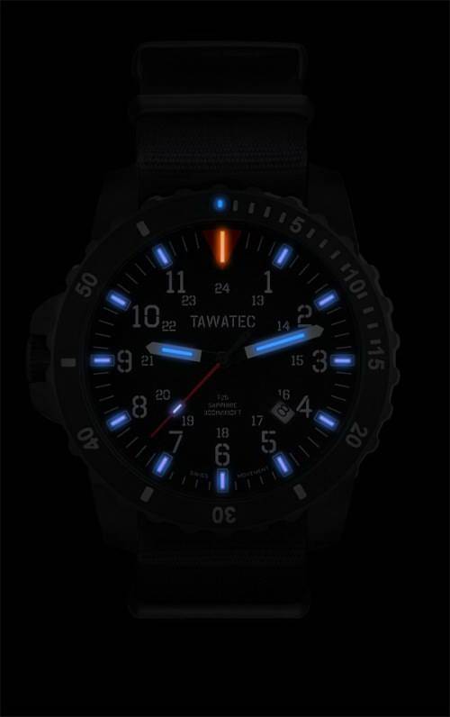Фото часов Мужские часы TAWATEC Black Titan Diver (кварц) TWT.07.91.11B