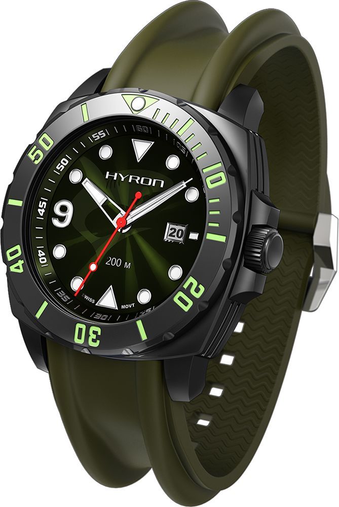 Фото часов HYRON Divemaster HRN0010102 GREEN