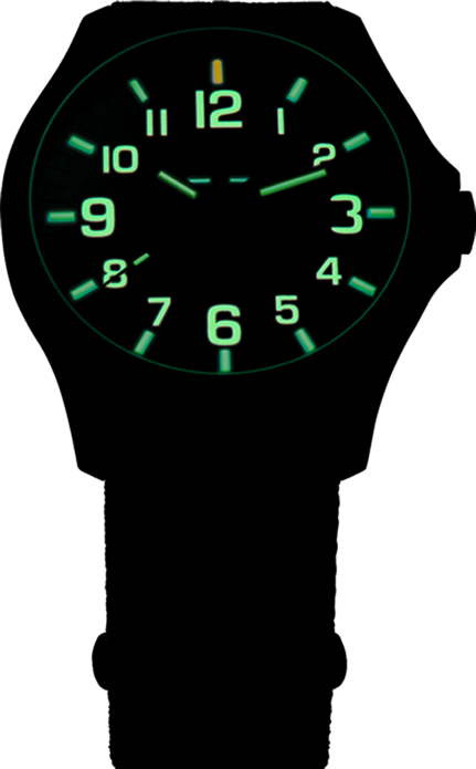 Фото часов Мужские часы Traser P67 Officer Pro GunMetal Black/Lime (нато) 107426