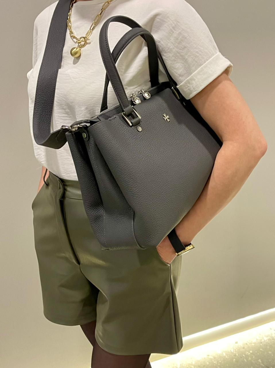 Сумка Narvin 9802-N.Polo Grey Сумки