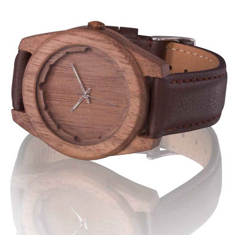 Фото часов Унисекс часы AA Wooden Watches E4 Nut Орех