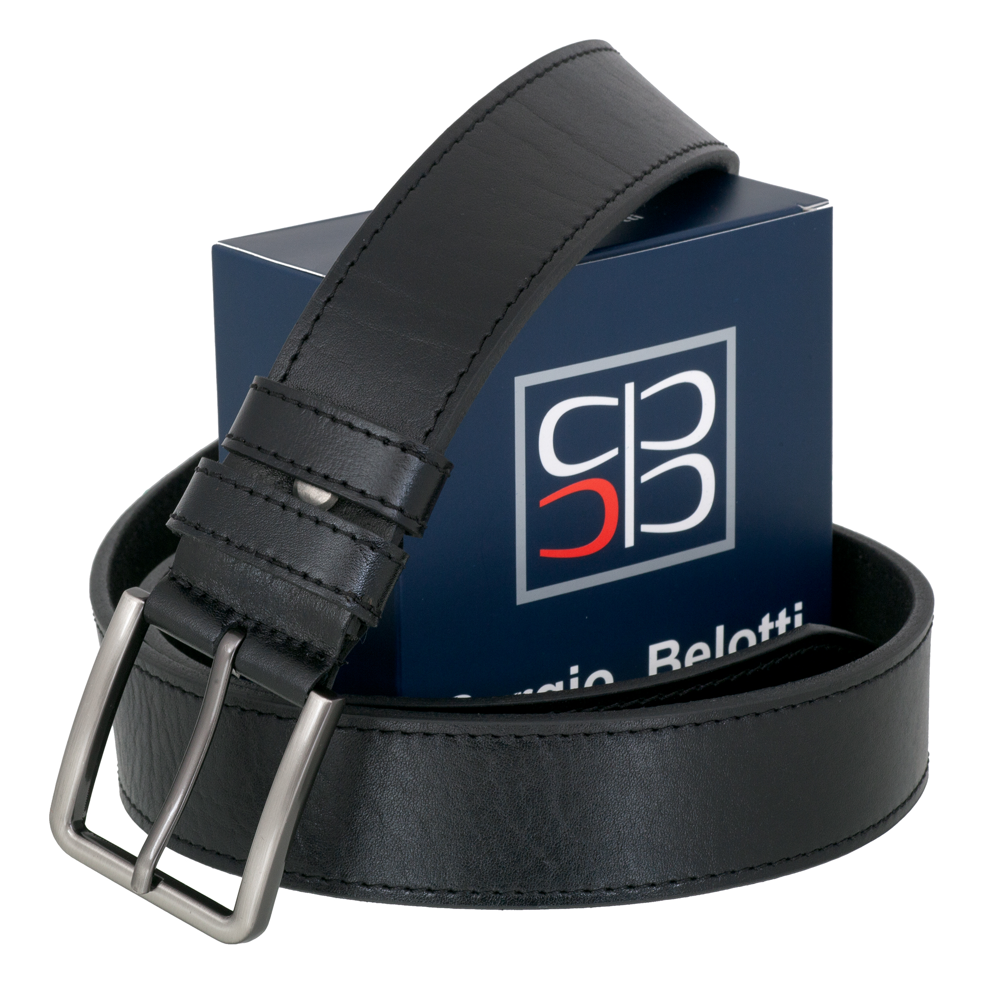 РеменьSergio Belotti7182/40 R Nero Ремни и пояса