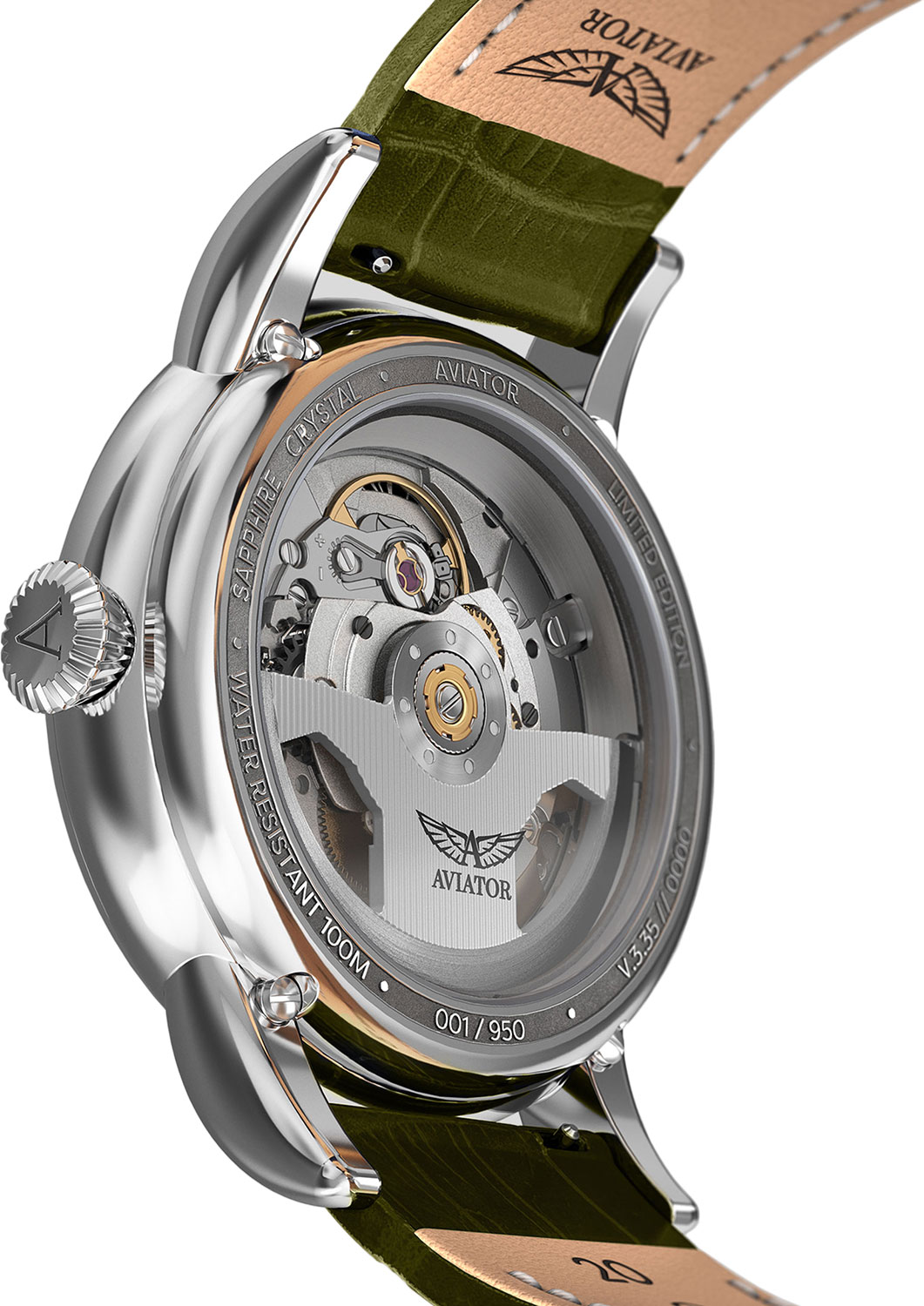 Фото часов Aviator Douglas Day-Date 41V.3.35.0.278.4