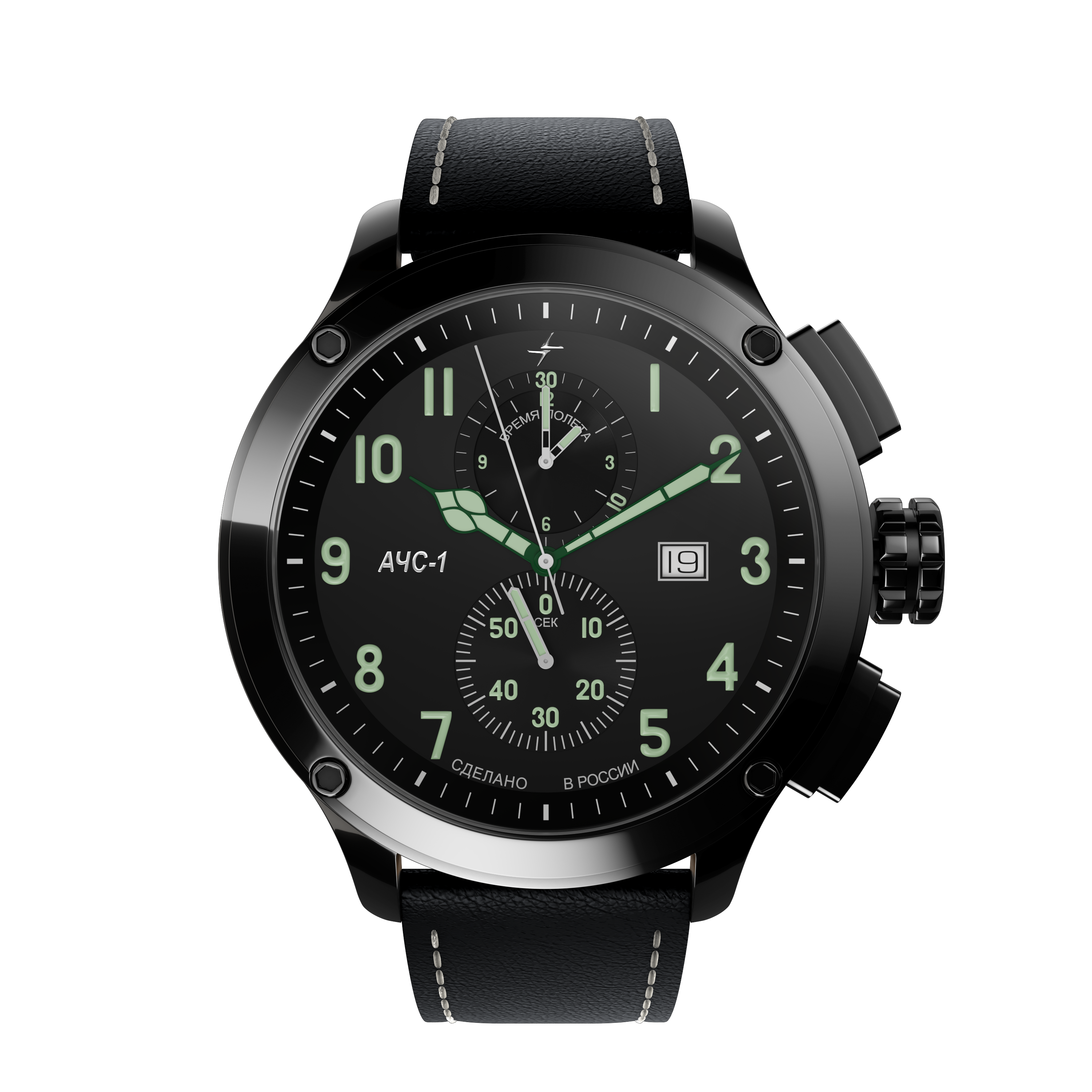 Фото часов Мужские часы Молния АЧС-1 3.0 Black Матовый 0010104 - 3.0