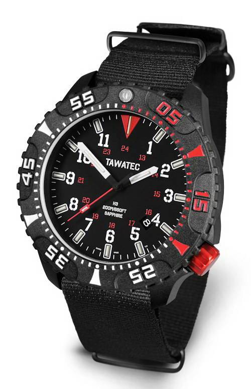 Фото часов Мужские часы TAWATEC E.O.Diver MK II (кварц) (200м) TWT.47.B1.11G
