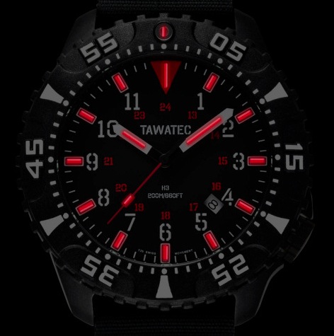 Фото часов Мужские часы TAWATEC E.O.Diver (кварц) (200м) TWT.43.B3.11R