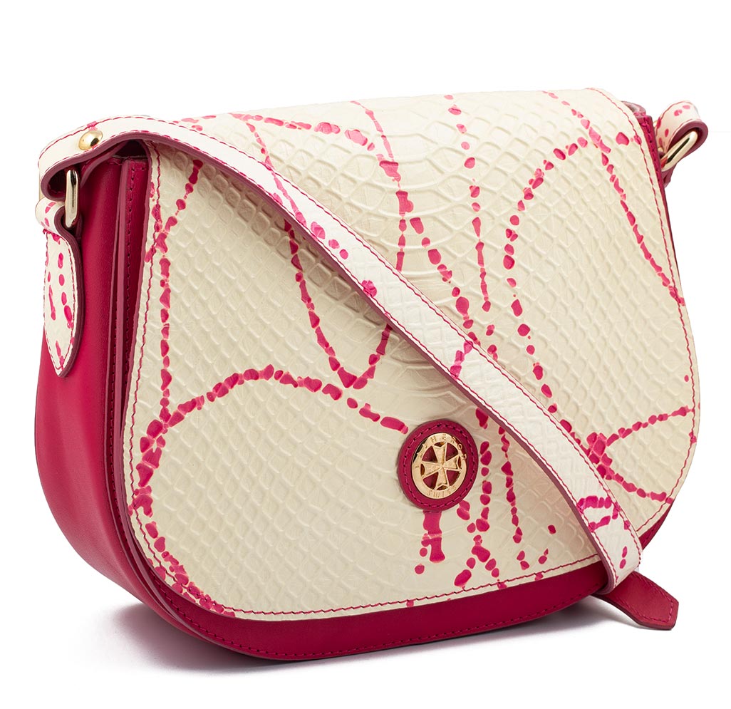 Сумка-клатч Narvin9960-N.Anaconda Pink Сумки