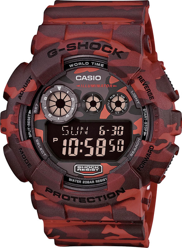 Фото часов Casio G-Shock GD-120CM-4E