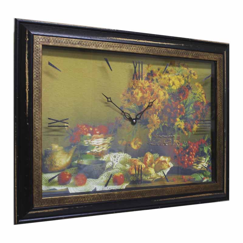 Фото часов Часы картины Династия 04-048-12 Осенний натюрморт
            (Код: 04-048-12)