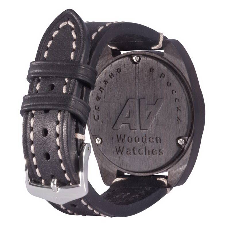 Фото часов Унисекс часы AA Wooden Watches Just Blackwood S1 Black