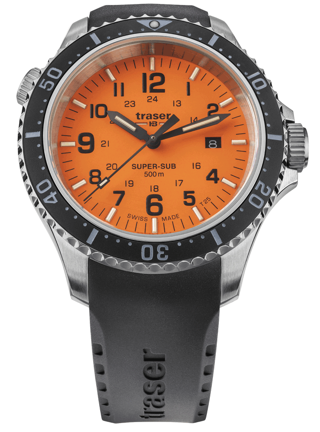 Фото часов Мужские часы Traser P67 Diver Orange 109380