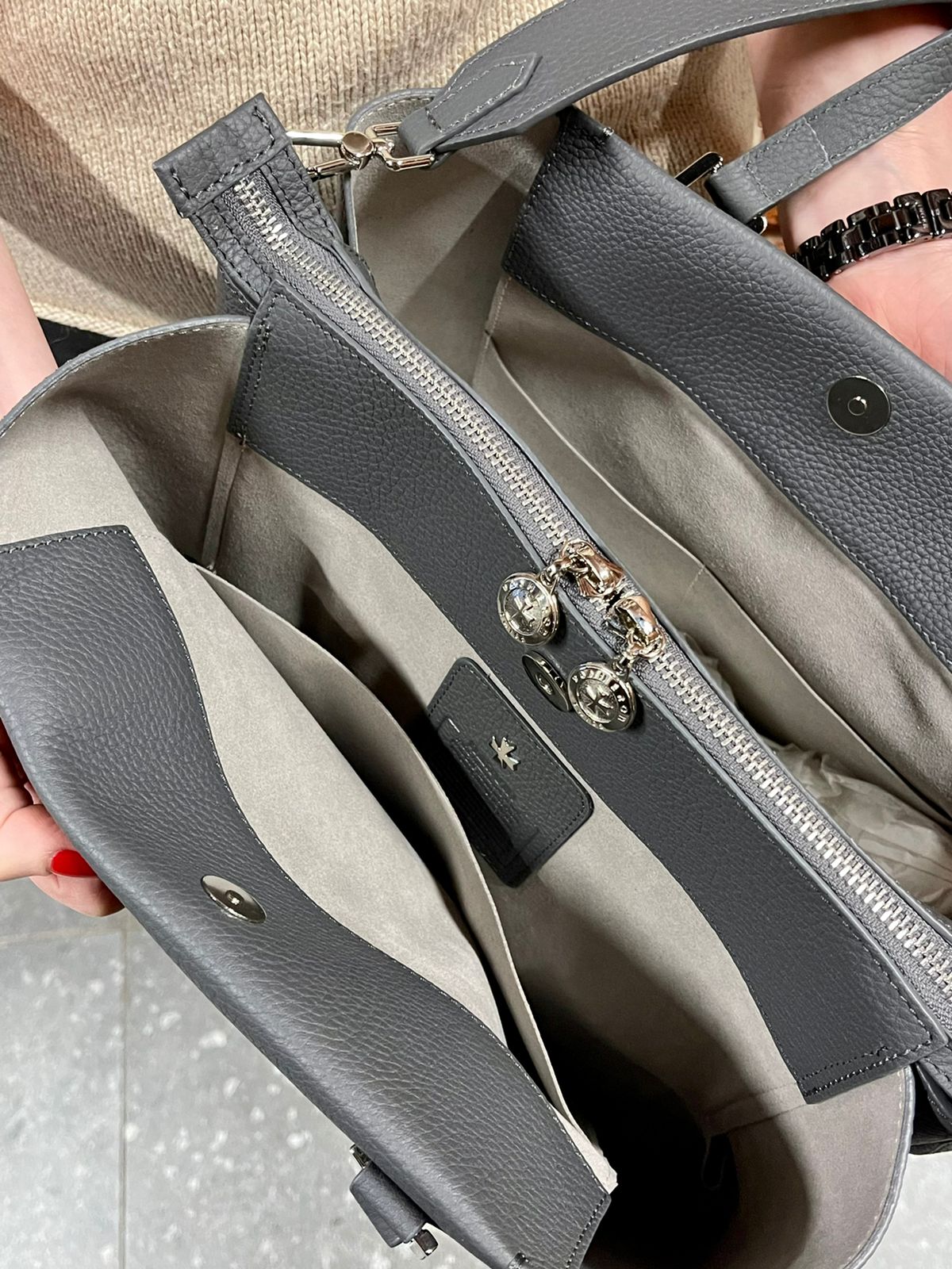 Сумка Narvin 9802-N.Polo Grey Сумки