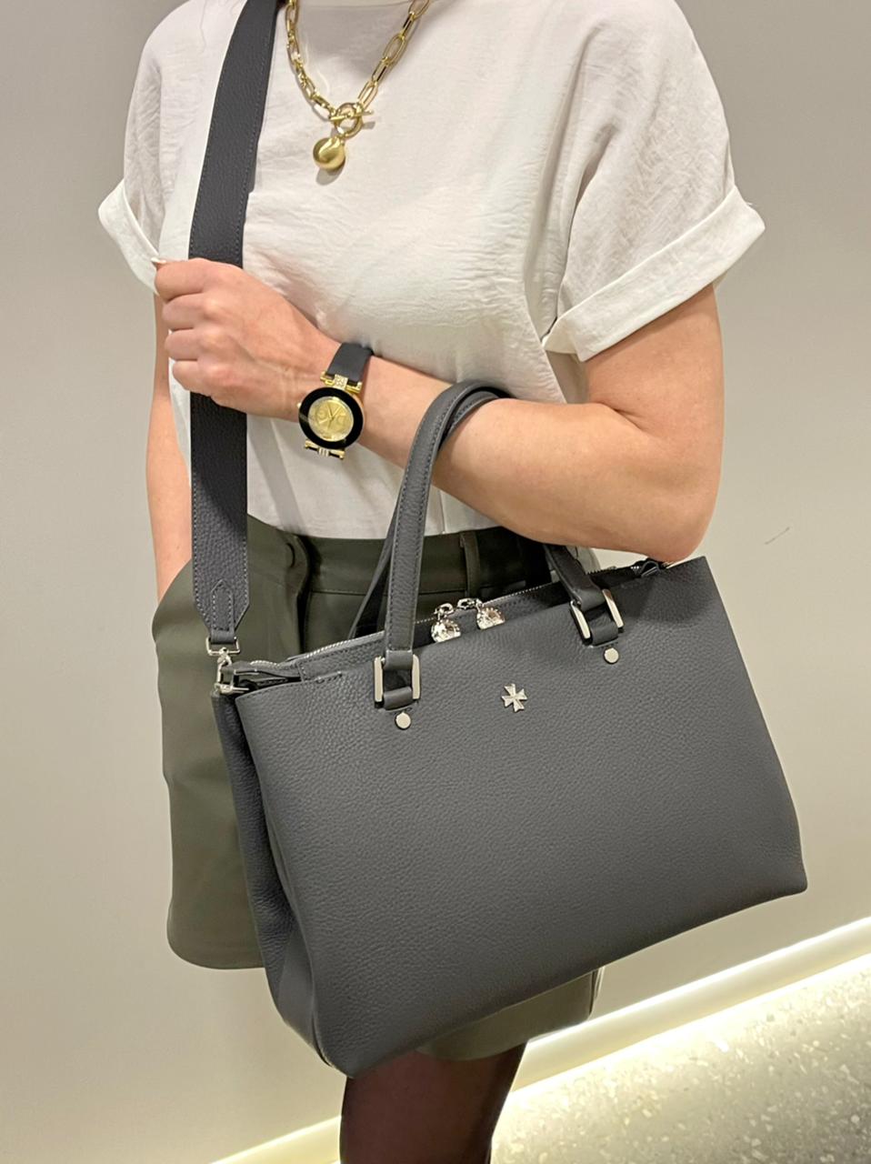 Сумка Narvin 9802-N.Polo Grey Сумки