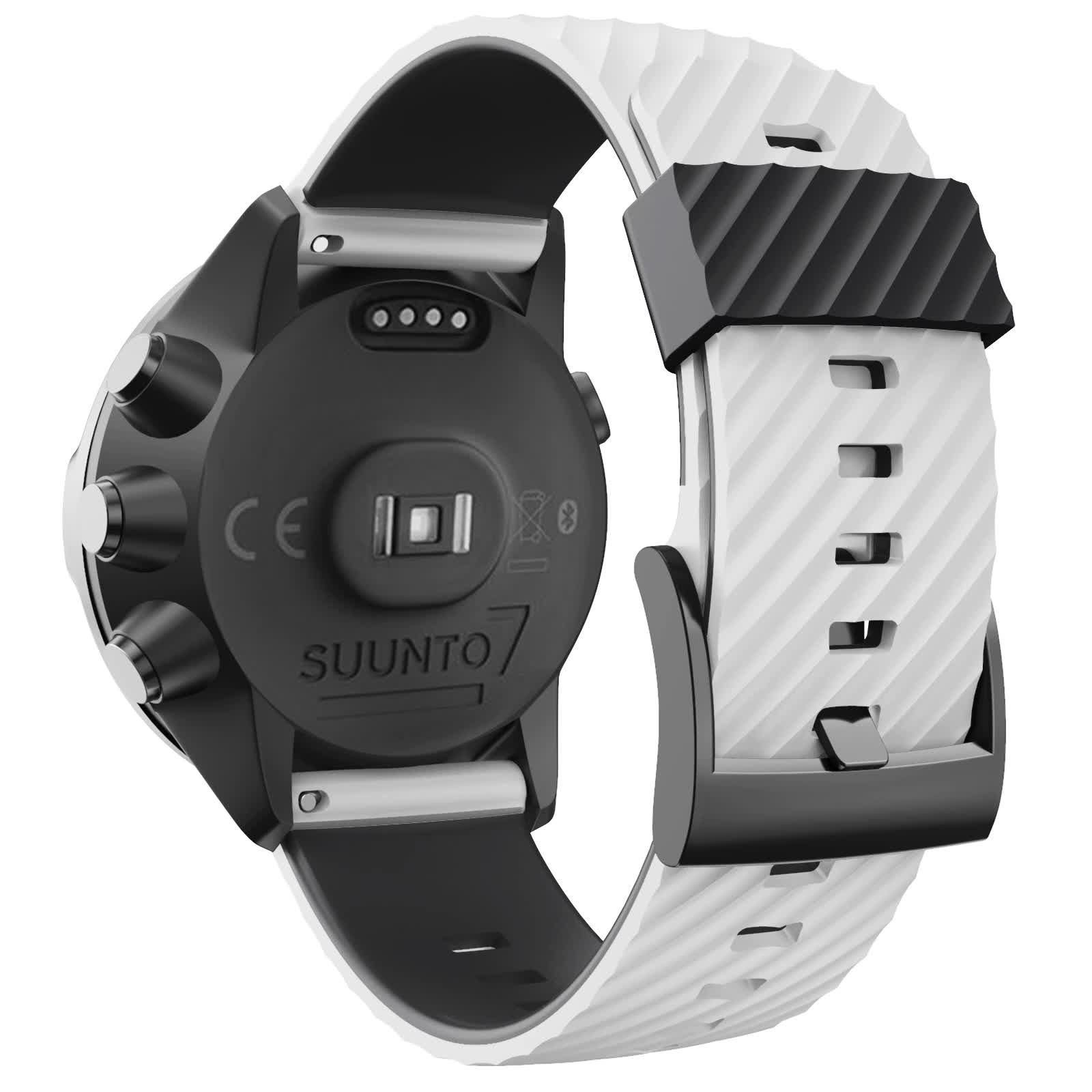 Ремешок для часов Suunto силиконовый SS050547000-noname-white (неоригинальный) Ремешки и браслеты для часов