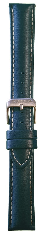 Ремешок кожаный Traser №91 синий M 108225 Ремешки и браслеты для часов