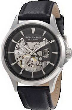 Фото часов Мужские часы Romanson Skeleton TL4222RMW(BK)