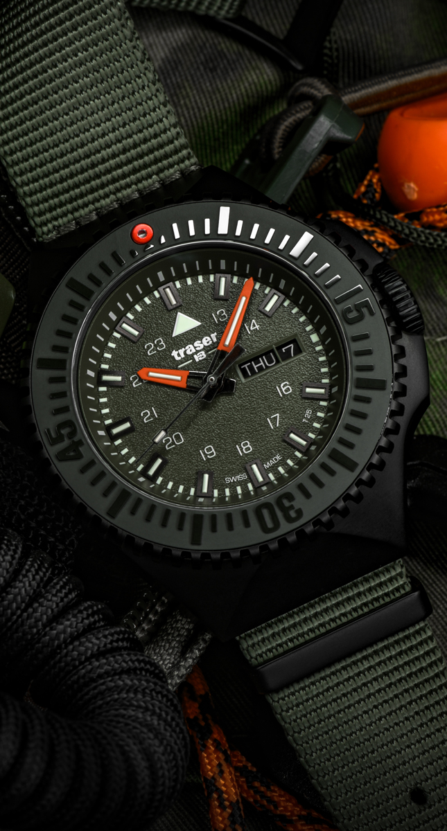 Фото часов Мужские часы Traser P69 Black Stealth Green 109864