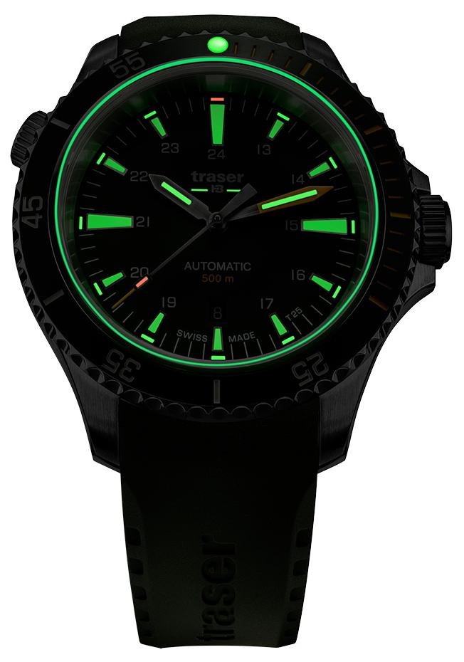 Фото часов Мужские часы Traser P67 Diver Automatic Green Green Rubber 110327