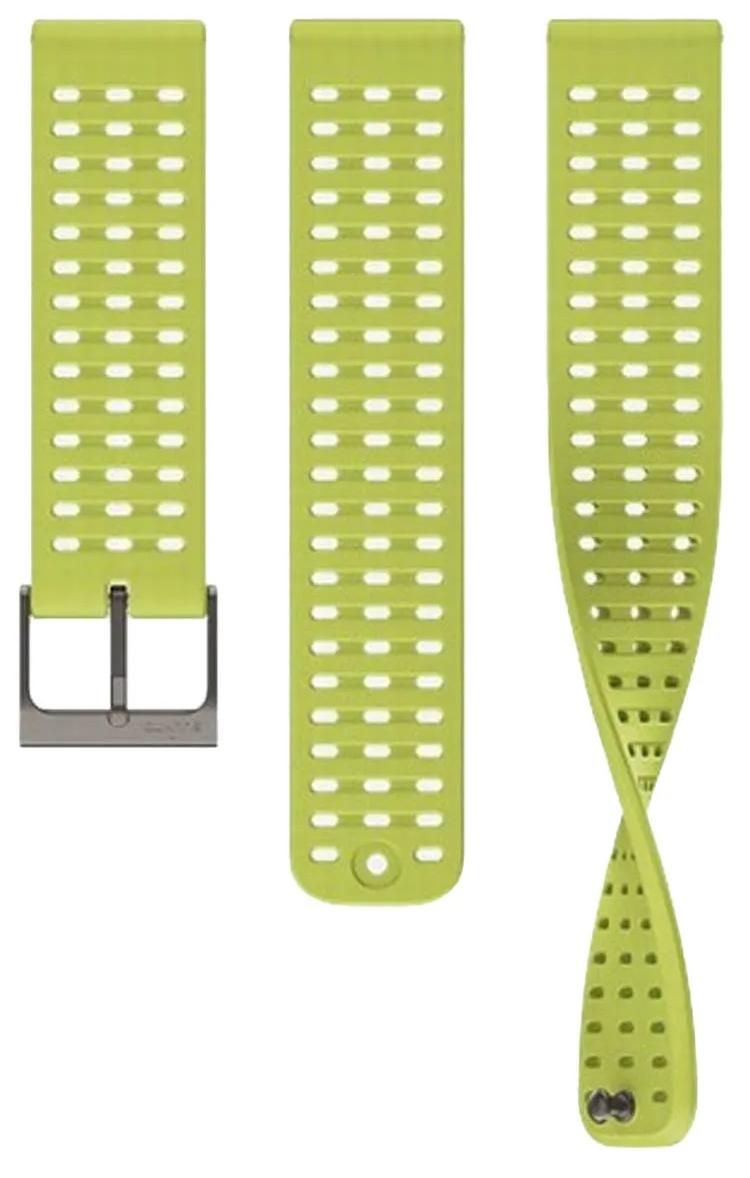Ремешок для часов Suunto силиконовый 22 mm Athletic 2 лимонный SS050882000 Ремешки и браслеты для часов
