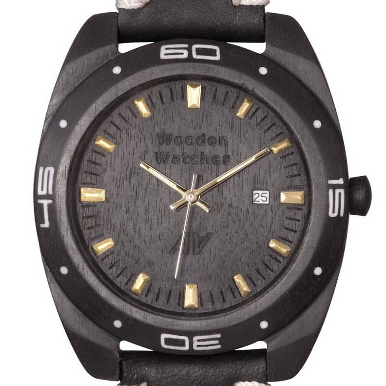 Фото часов Унисекс часы AA Wooden Watches S2 Sport BlackGold