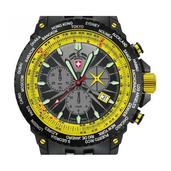 Фото часов Мужские часы CX Swiss Military Watch Hurricane Worldtimer CX2478