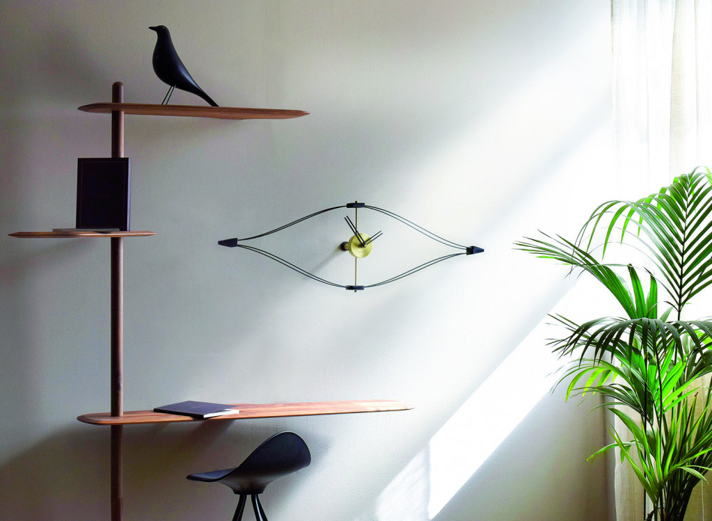 Фото часов Часы Nomon Look MINI gold/wenge, 104x33см