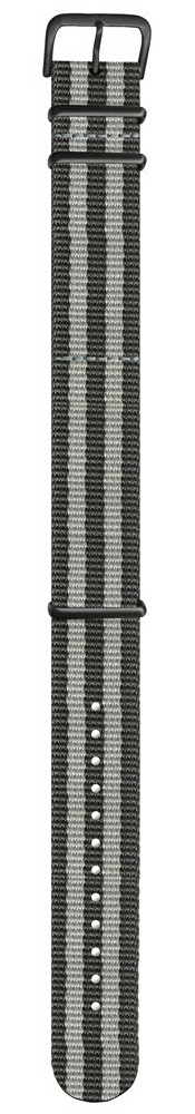 Ремешок НАТО Traser №99 серый в полоску 109042 Ремешки и браслеты для часов
