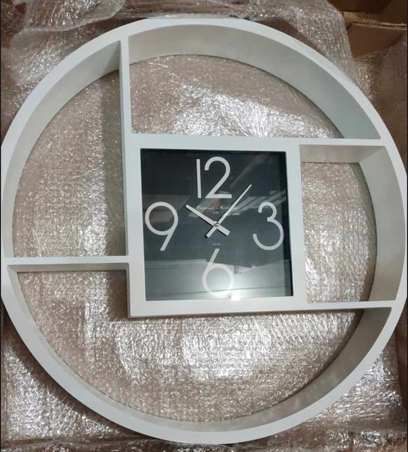 Фото часов Настенные часы с полками Castita C-041 Milan White
            (Код: C-041 Milan)