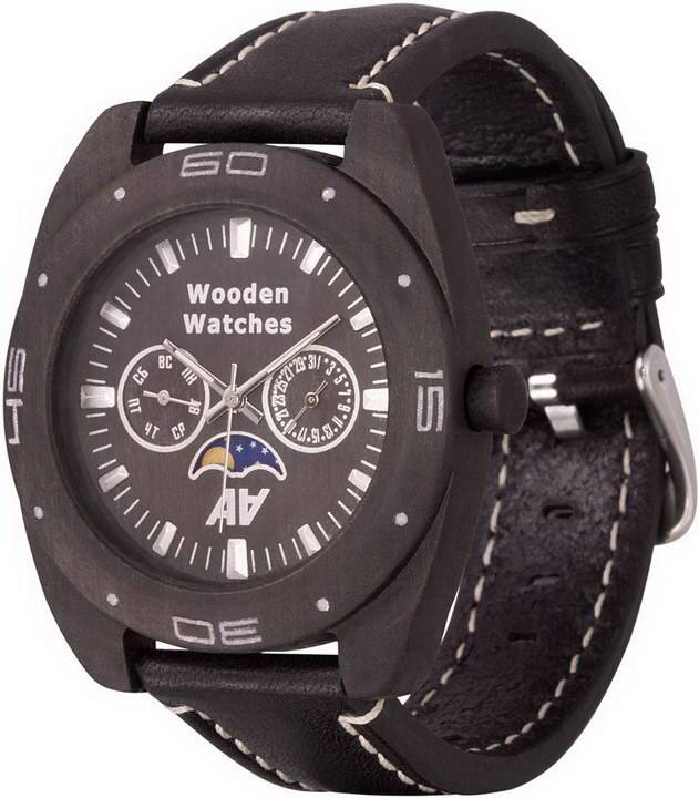 Фото часов Мужские часы AA Wooden Watches Moon Blackwood S2 Moon Black