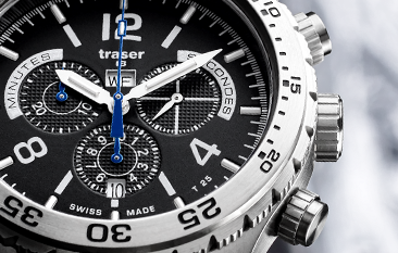Фото часов Мужские часы Traser Classic Elegance Chrono (сталь) 105034