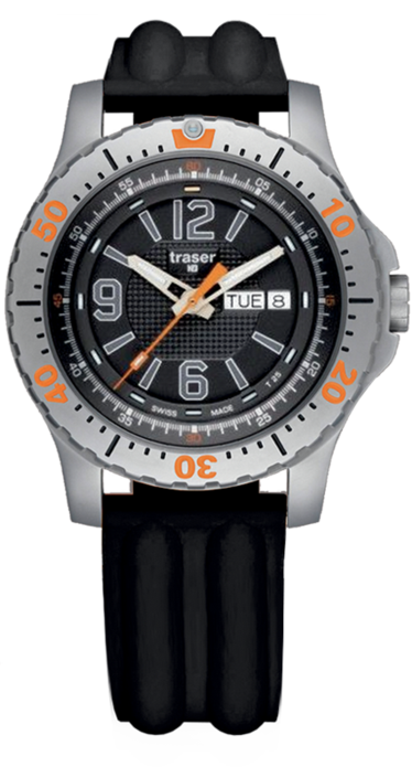 Фото часов Мужские часы Traser P66 Extreme Sport 3-Hand Black (силикон) 100196
