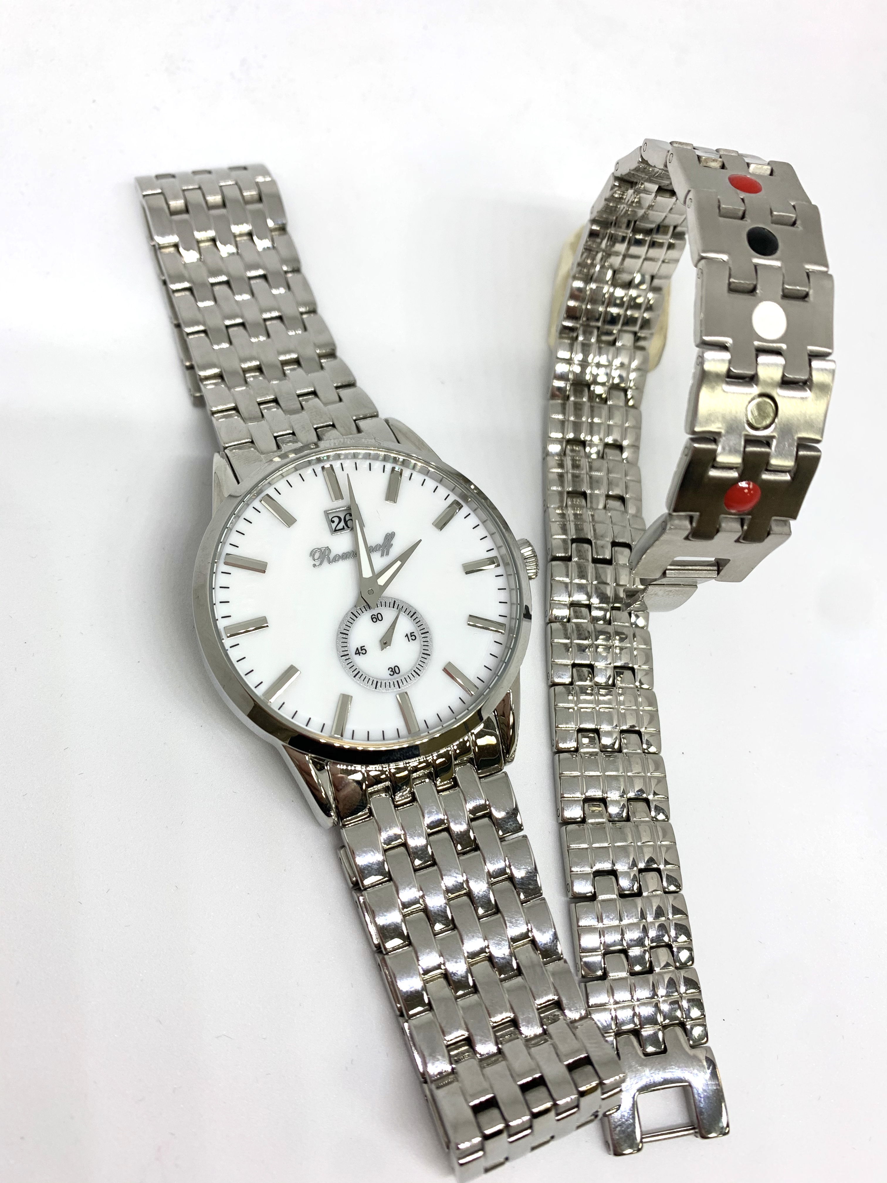 Фото часов Часы для пары Romanoff 10384G1 и браслет