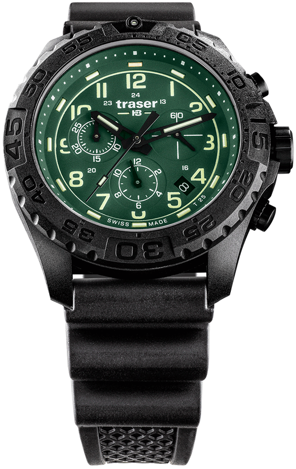 Фото часов Мужские часы Traser P96 OdP Evolution Chrono Green 109055