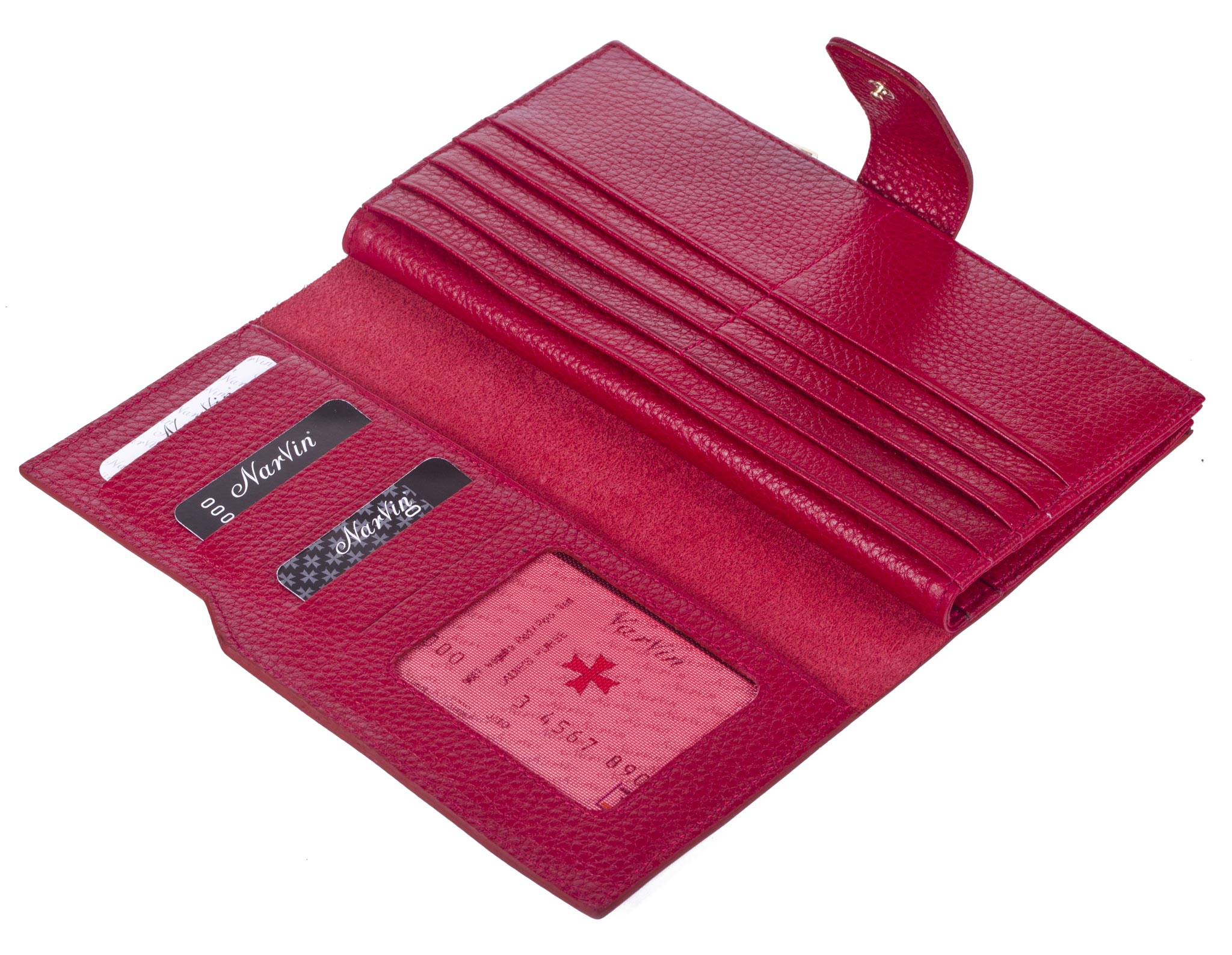 Бумажник
Narvin
9687-N.Vegetta Red Кошельки и портмоне