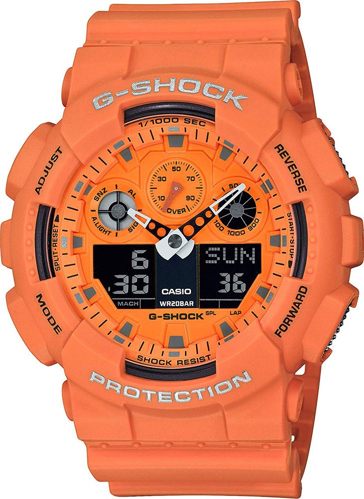 Фото часов Casio G-Shock GA-100RS-4A