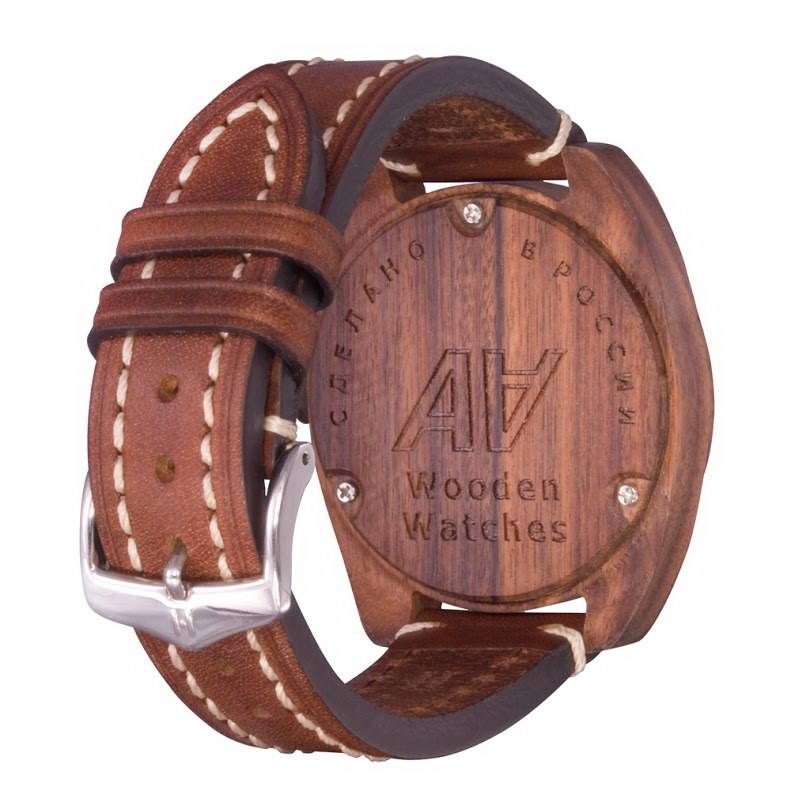 Фото часов Унисекс часы AA Wooden Watches S4 Brown