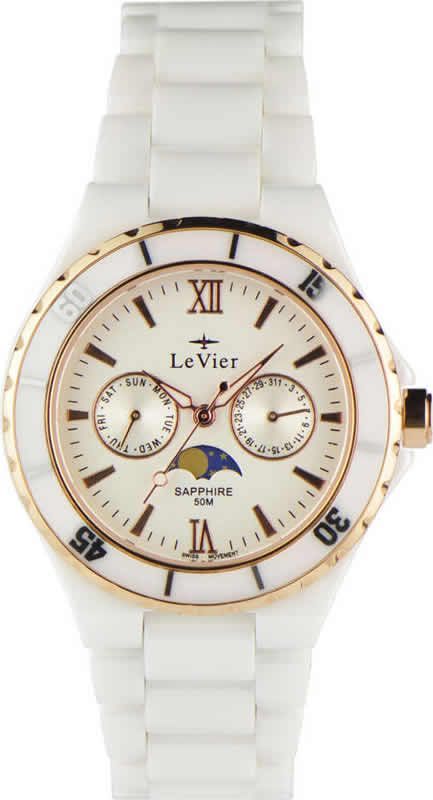 Фото часов Унисекс часы LeVier L 7517 M Wh/R