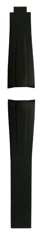 Ремешок каучуковый Bonetto Cinturini для Rolex, черный 20 мм - RX012028 Ремешки и браслеты для часов