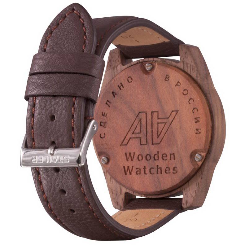 Фото часов Унисекс часы AA Wooden Watches E4 Nut Орех