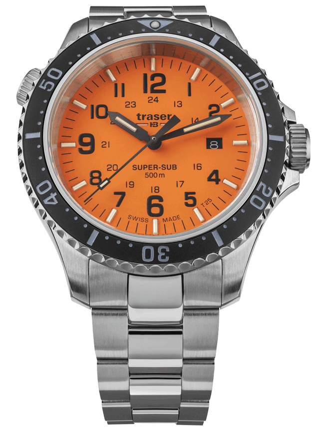 Фото часов Мужские часы Traser P67 Diver Orange 109381