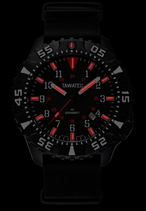 Фото часов Мужские часы TAWATEC E.O.Diver (кварц) (200м) TWT.43.B6.11R