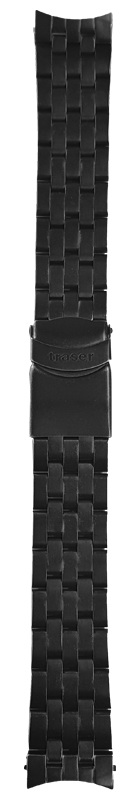 Браслет стальной Traser №80 GunMetal 107814 Ремешки и браслеты для часов