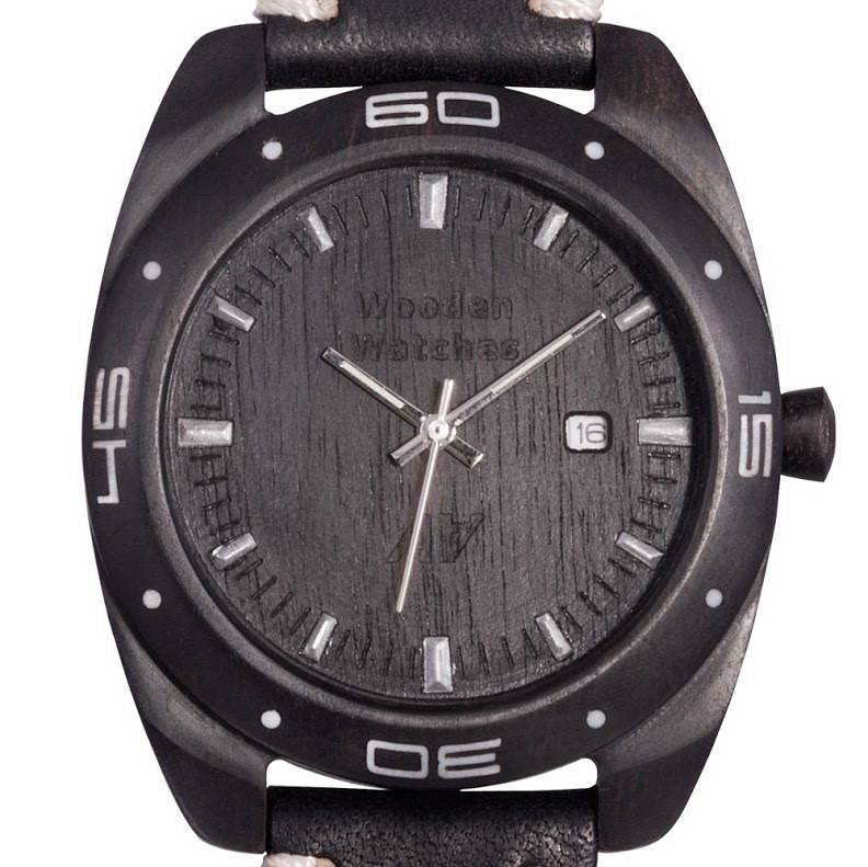 Фото часов Унисекс часы AA Wooden Watches Sport Blackwood S2 Black