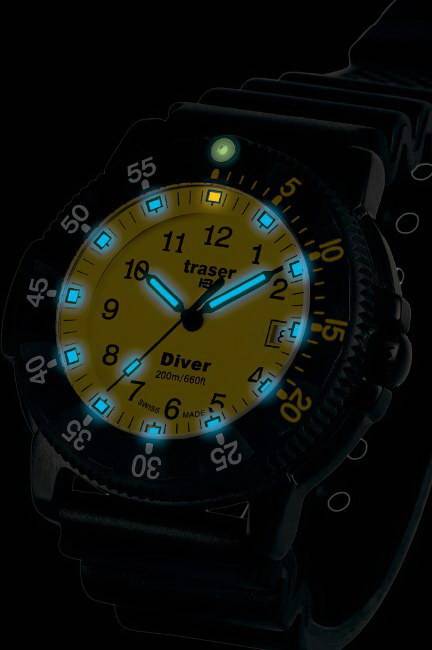 Фото часов Мужские часы Traser P 6504 Diver Yellow P6504.930.54.05